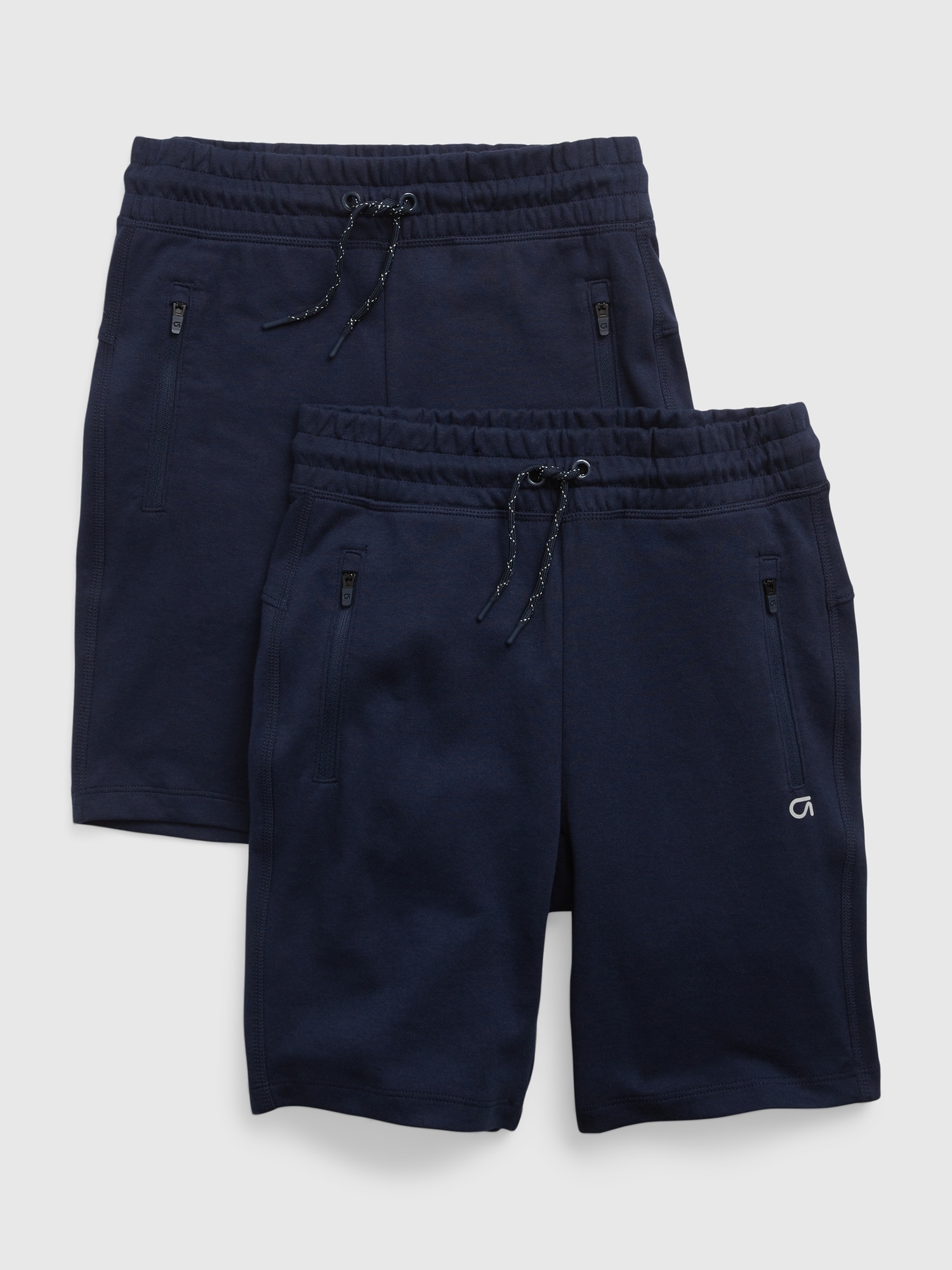 Gap Fit Kids Fit Tech Shorts (2-Pack) blue. 1
