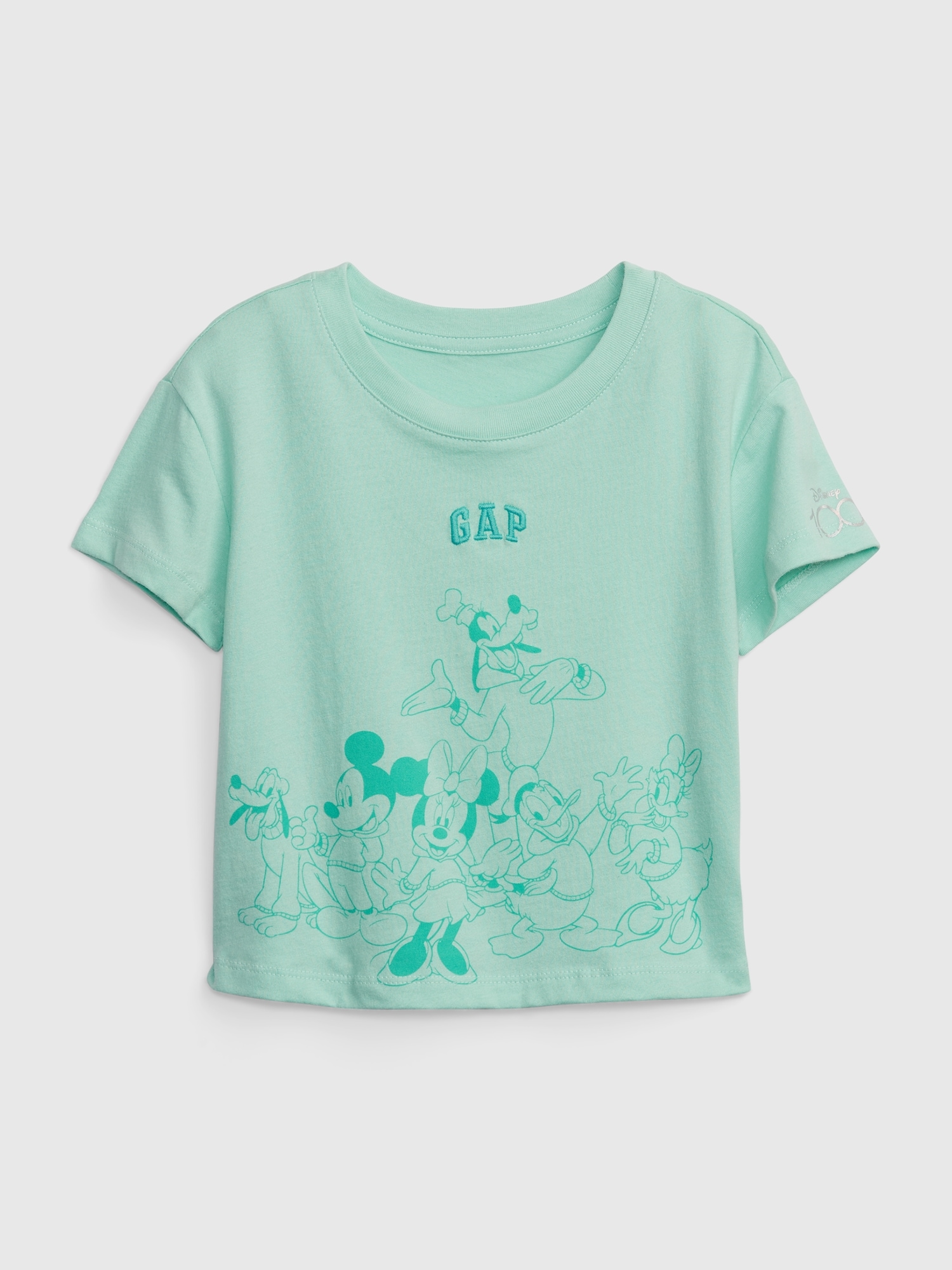 Gap babyGap &#124 Disney 100% Organic Cotton Mickey Mouse Graphic T-Shirt green. 1