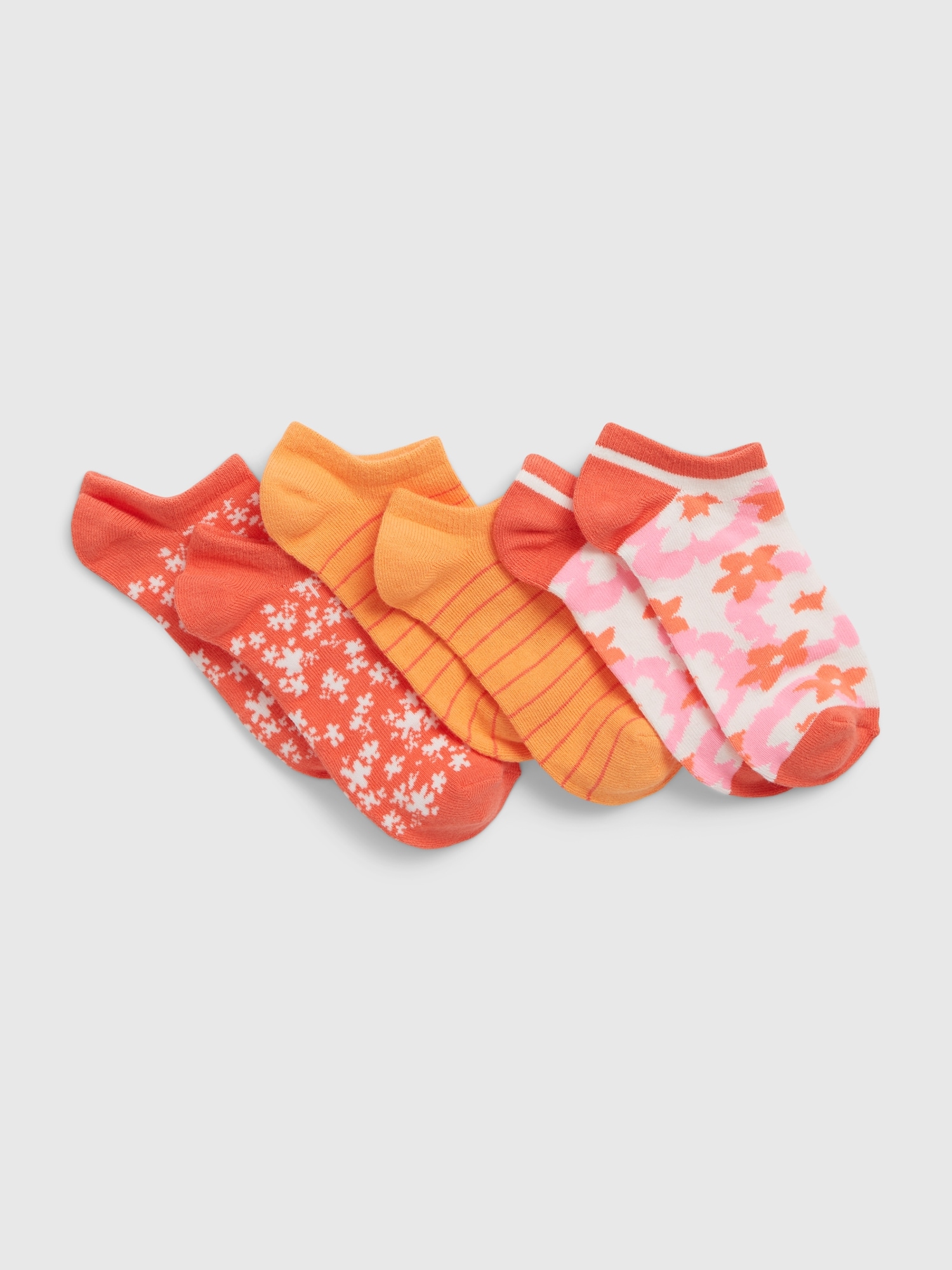 Kids NoShow Socks (3Pack) Gap