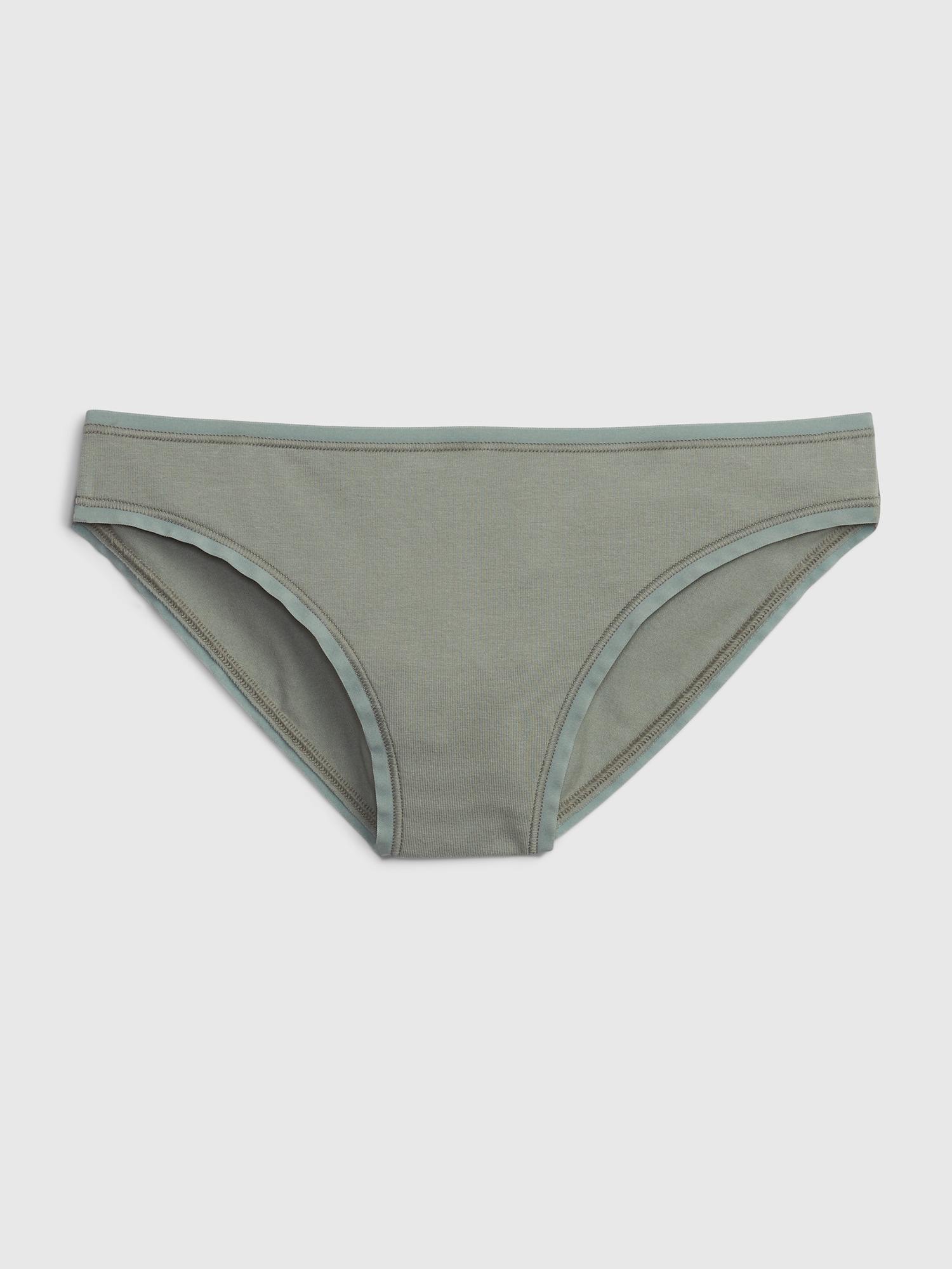 Gap Organic Stretch Cotton Bikini green. 1