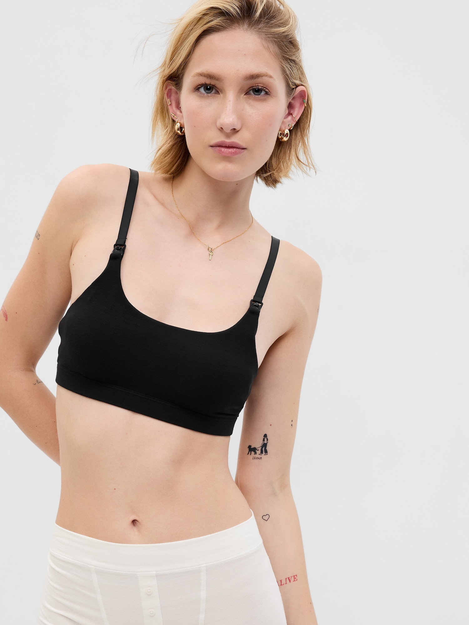 Seamless Soft Knit Nursing Bra