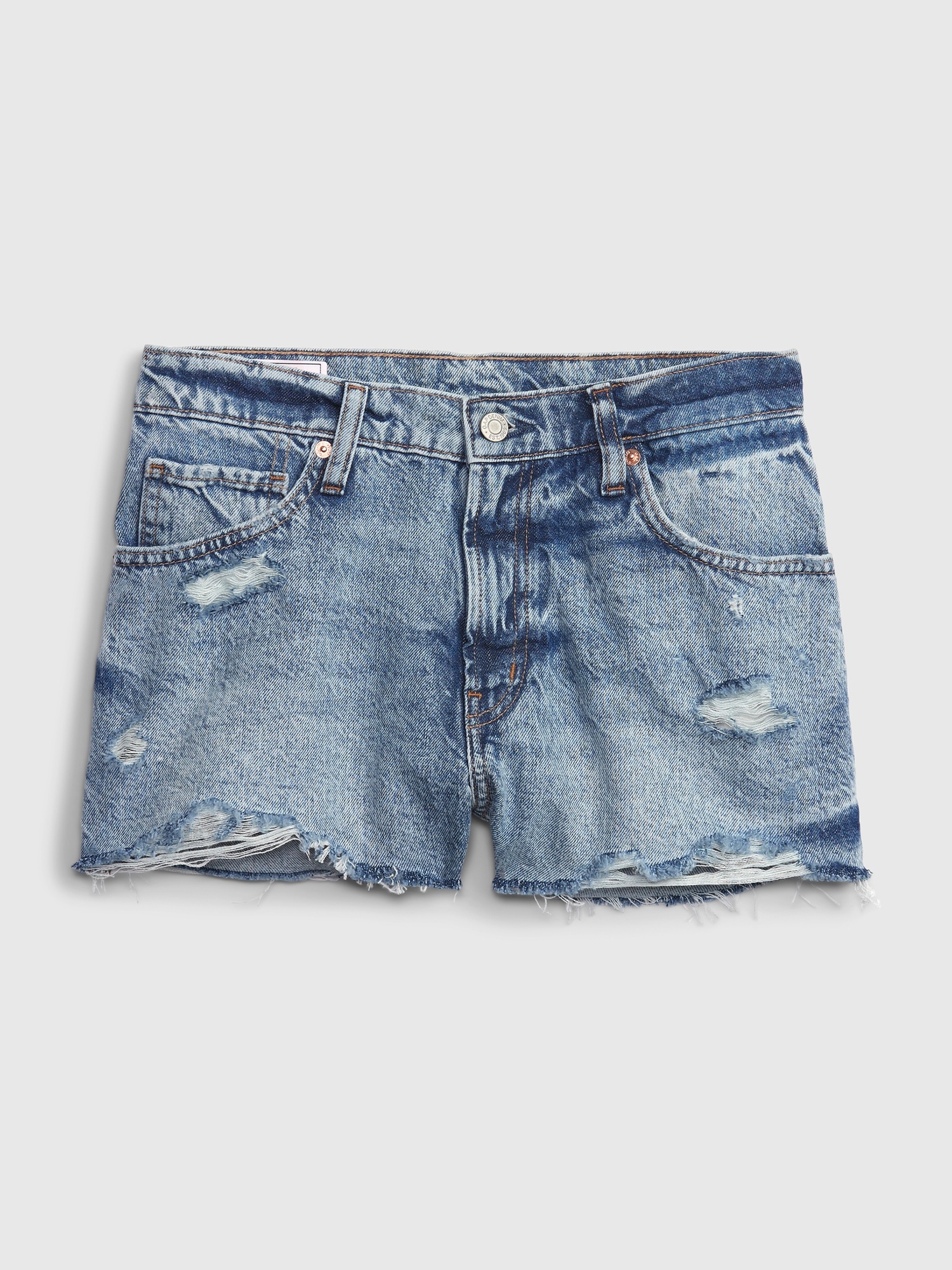 2" Low Rise Denim Beach Shorts Gap