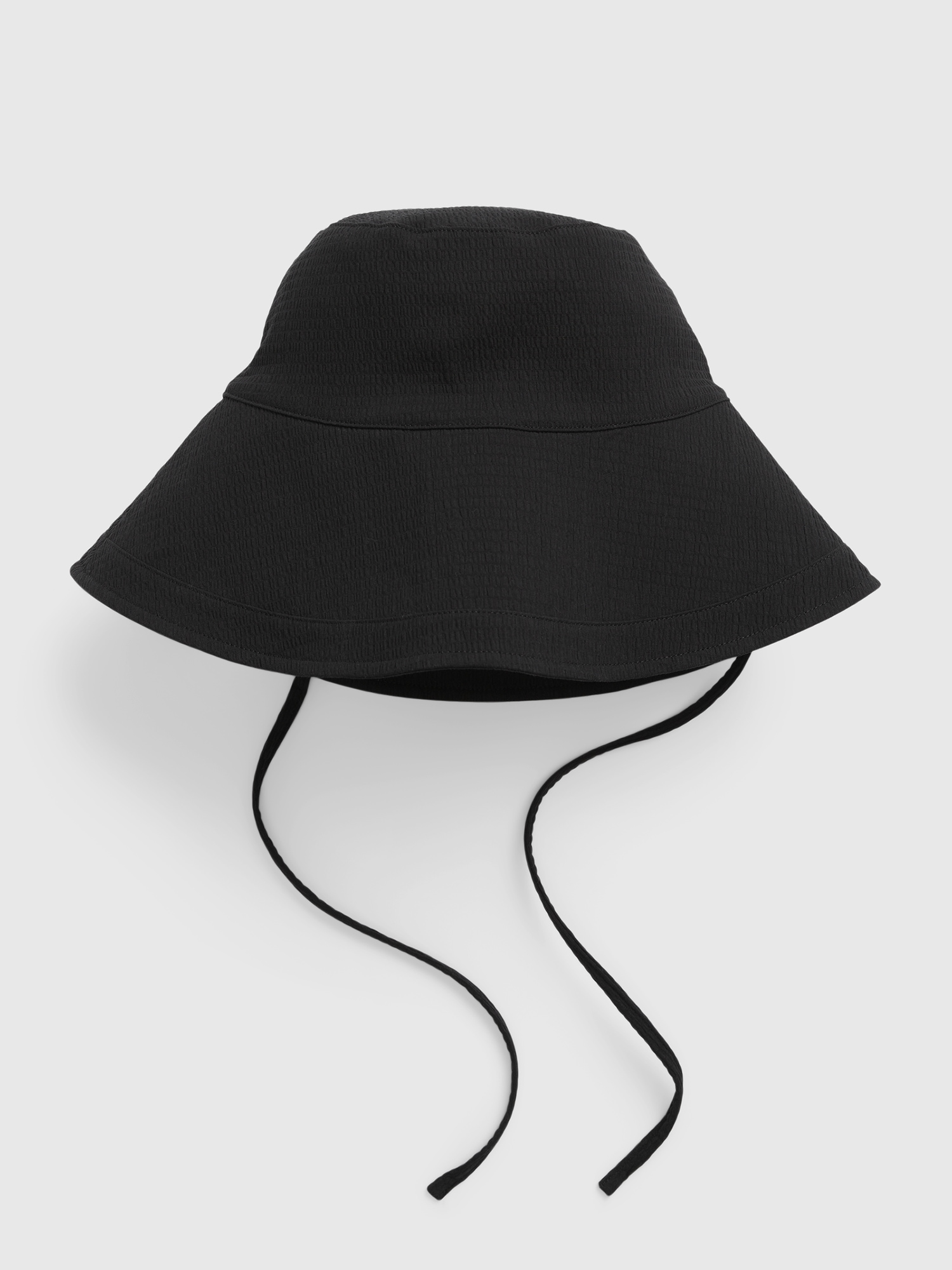 Gap Seersucker Bucket Hat black. 1