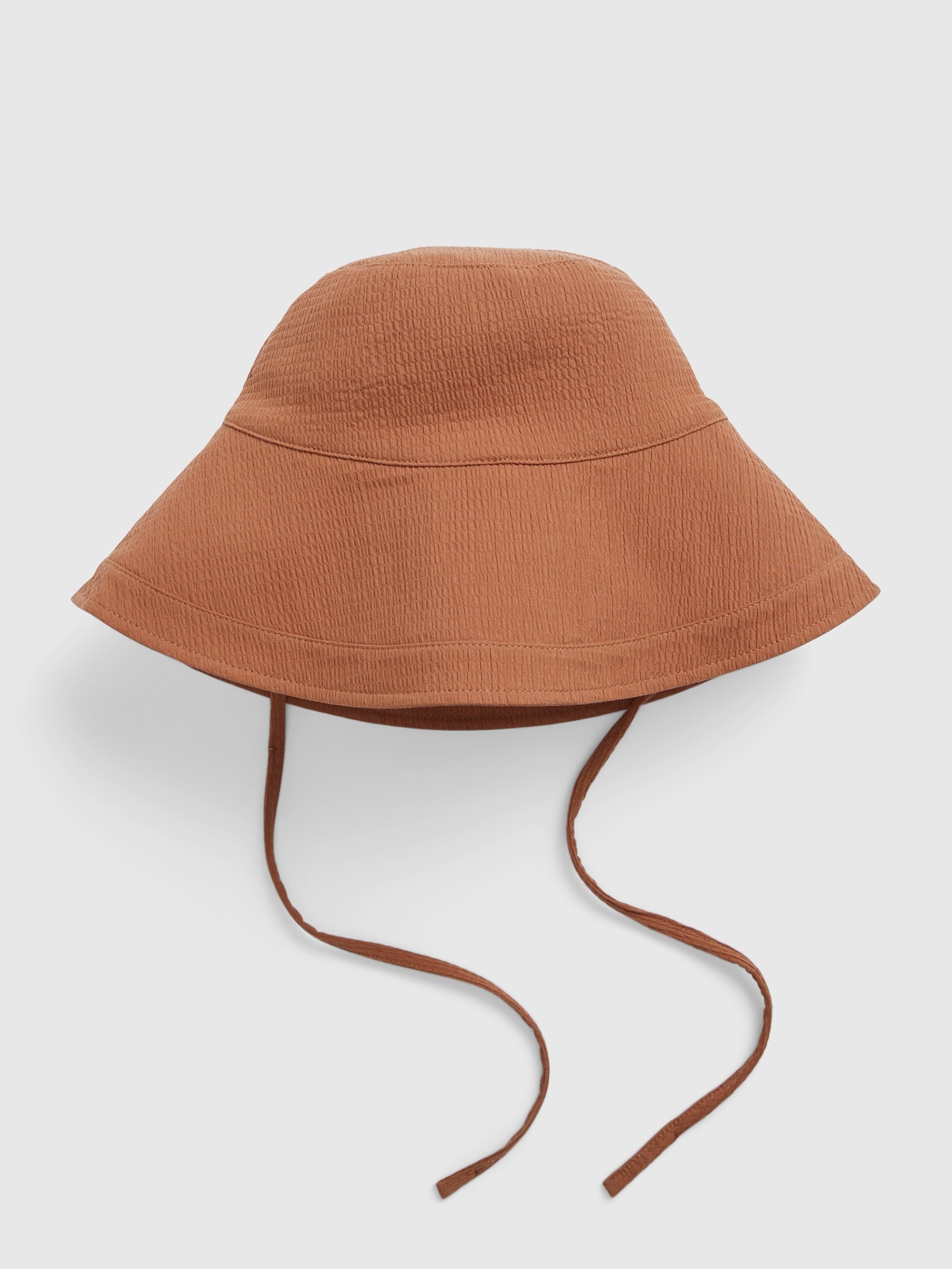 Gap Seersucker Bucket Hat brown. 1