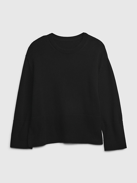 Image number 6 showing, 24/7 Split-Hem Crewneck Sweater