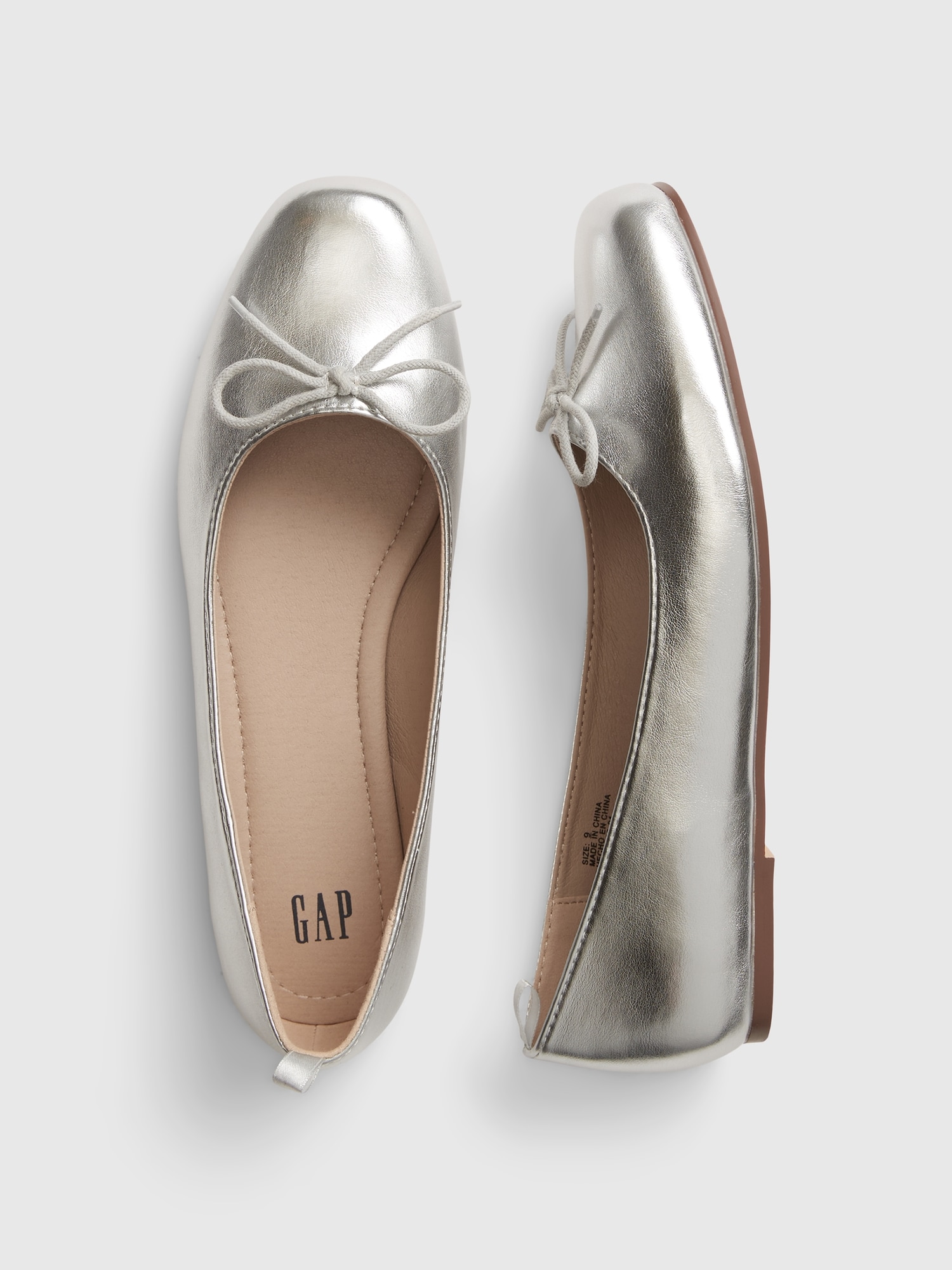 Essentials Belice Dark Bronze Ballet Flats Shoes Women Size 8 N -  beyond exchange