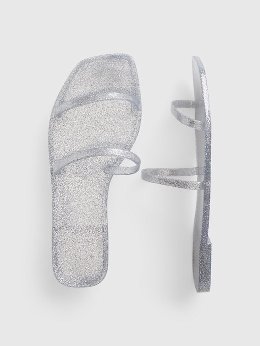Image number 2 showing, Two-Strap Jelly Sandals