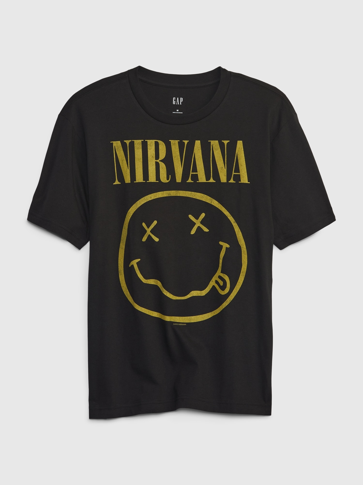Gap Nirvana Graphic T-Shirt black. 1