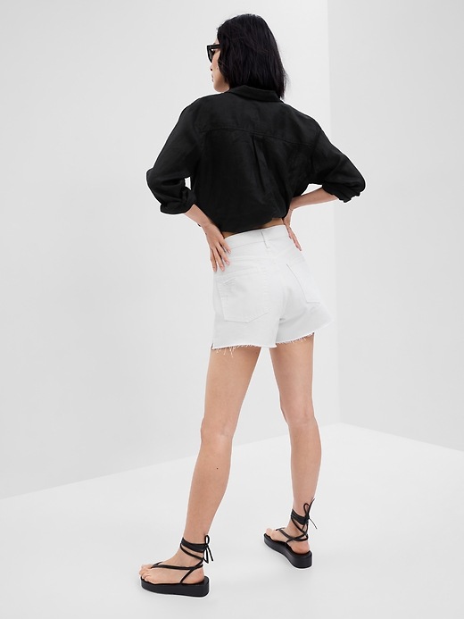 Shorts Levis Mujer Shorts Gap High Rise Stride Blanco Para