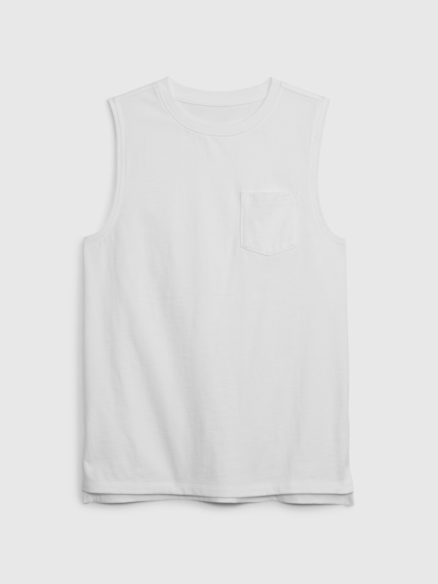 Gap Kids Graphic Muscle Tank Top white. 1