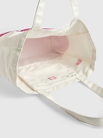 View large product image 3 of 3. Gap &#215 Barbie&#153 Adult Recycled Arch Logo Tote Bag