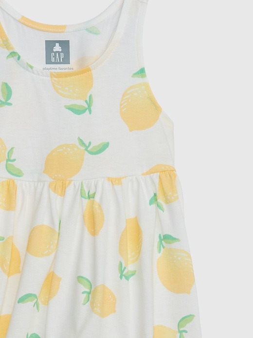 Image number 3 showing, Toddler 100% Organic Cotton Mix and Match Skater Dress