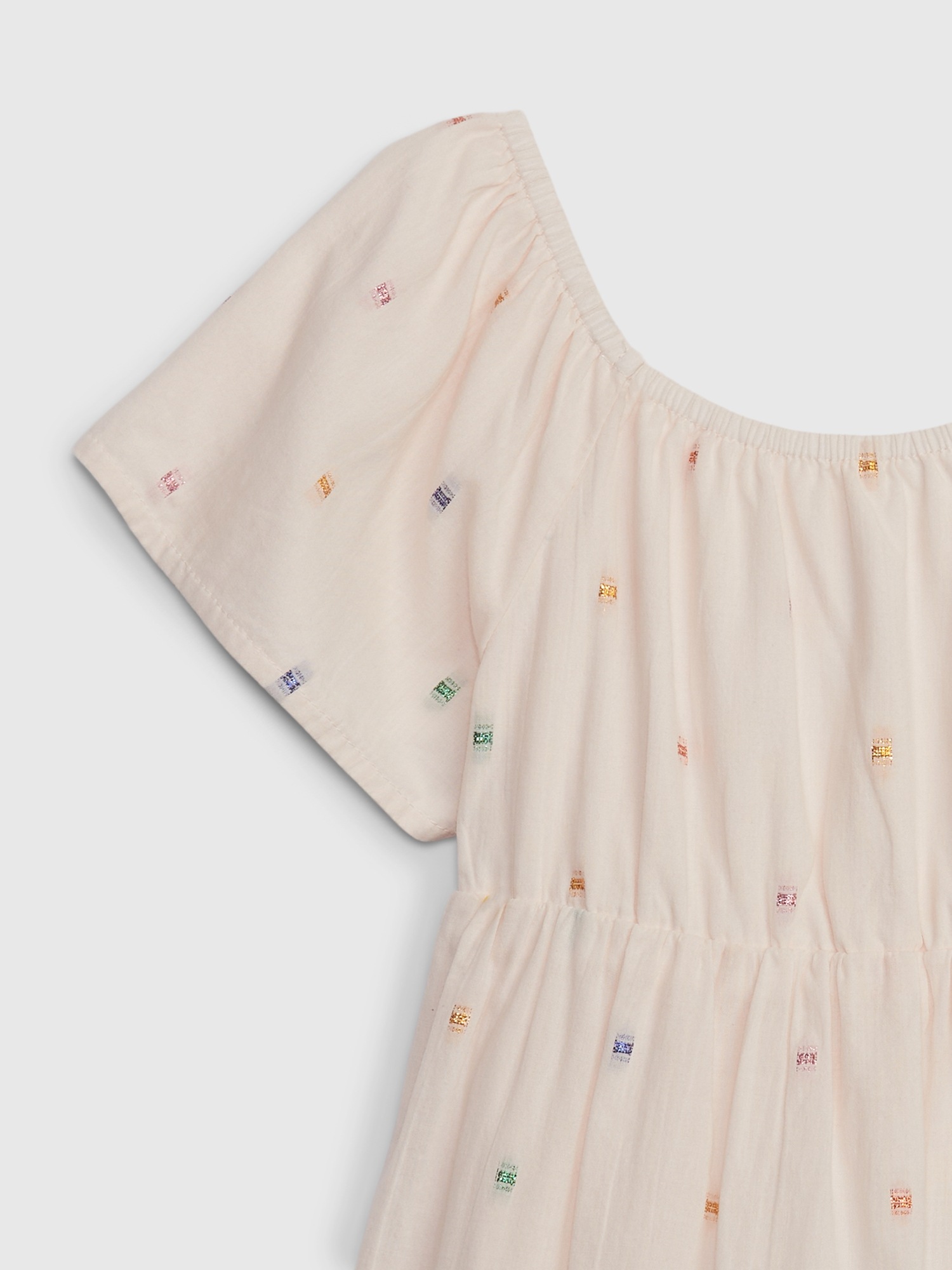 Toddler Shiny Embroidered Tiered Dress Gap