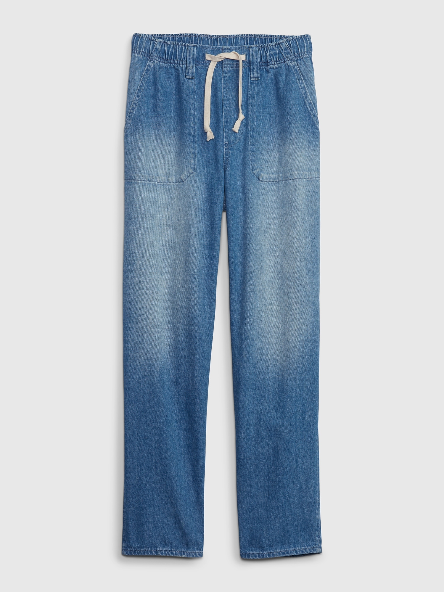 Mid Rise Easy Pull-On Jeans
