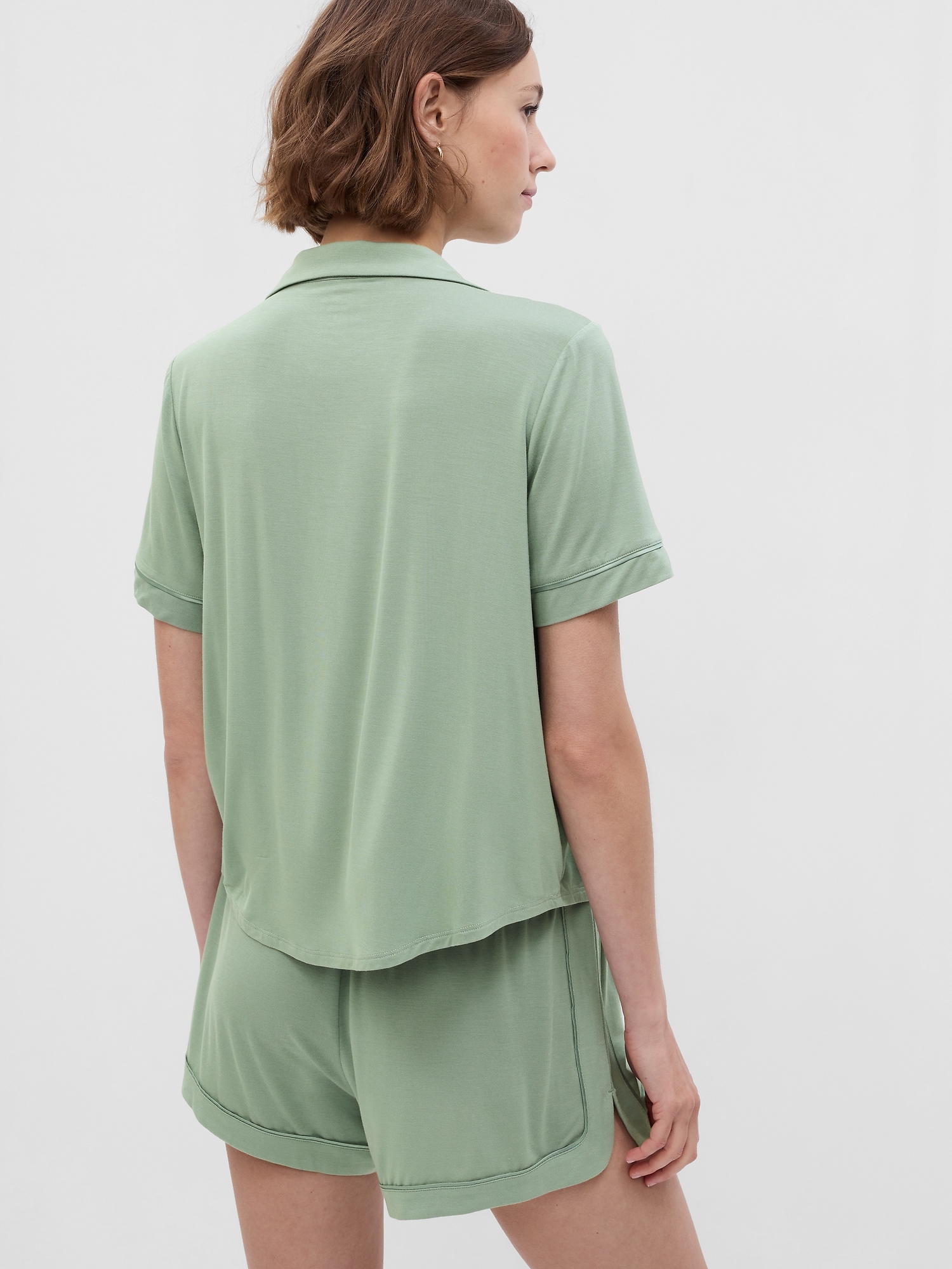 LENZING™ Modal Pajama Shirt Gap