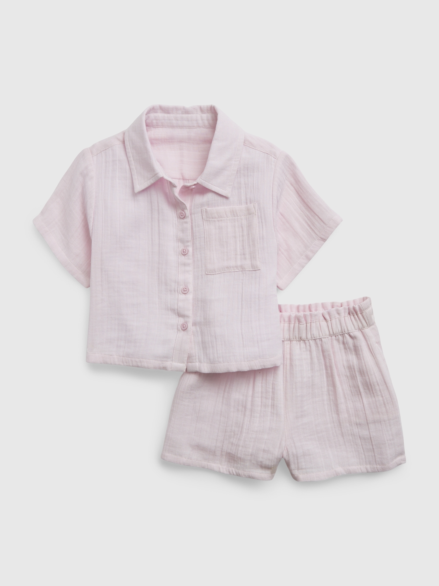 Toddler Crinkle Gauze Outfit Set Gap