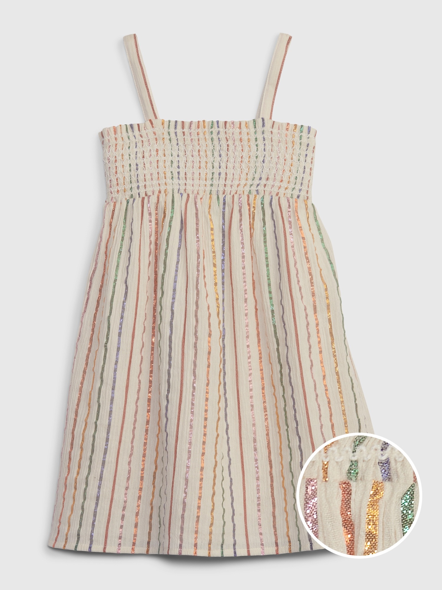 Toddler Shiny Smocked Dress Gap
