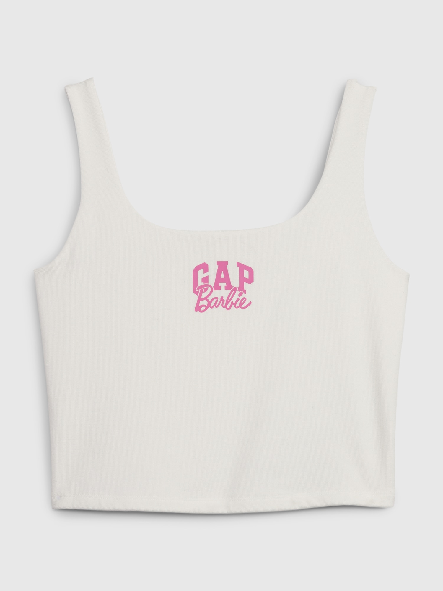 Gap × Barbie™ Adult Arch Logo Cropped Tank Top