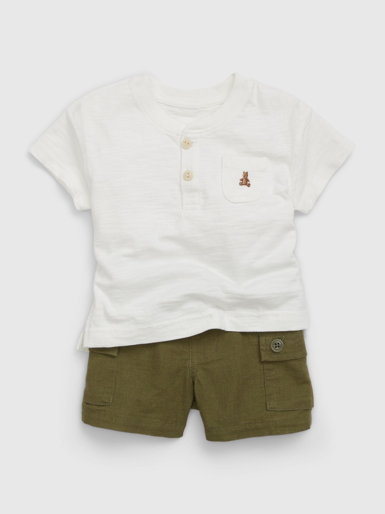 Baby Cargo Outfit Set Gap