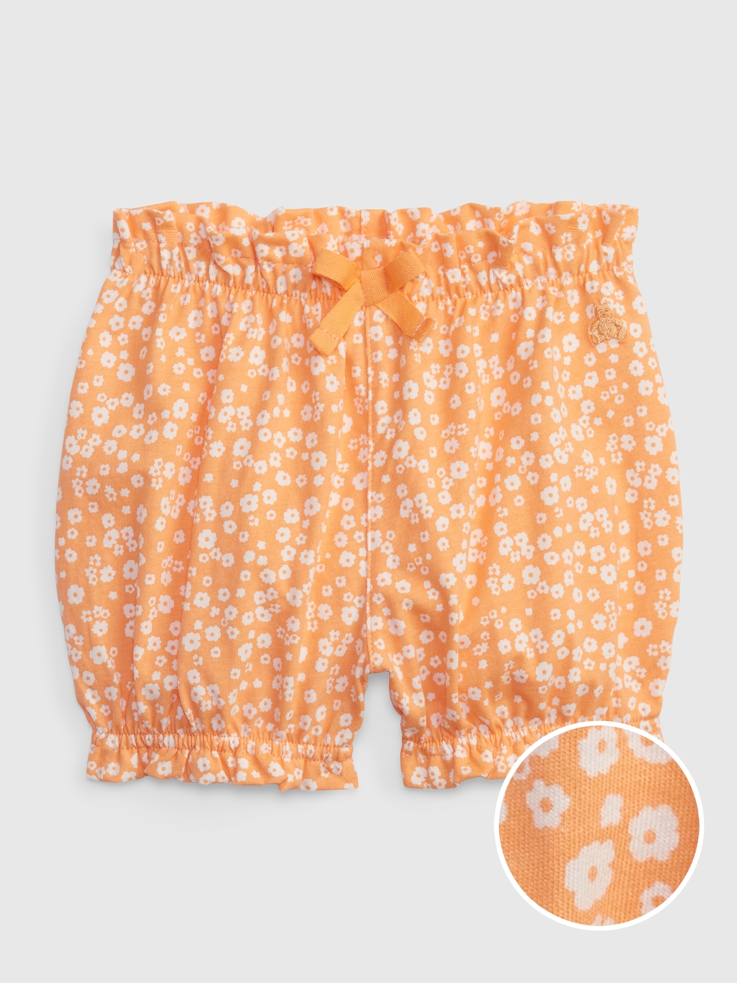Gap Baby Organic Cotton Mix and Match Pull-On Shorts orange. 1