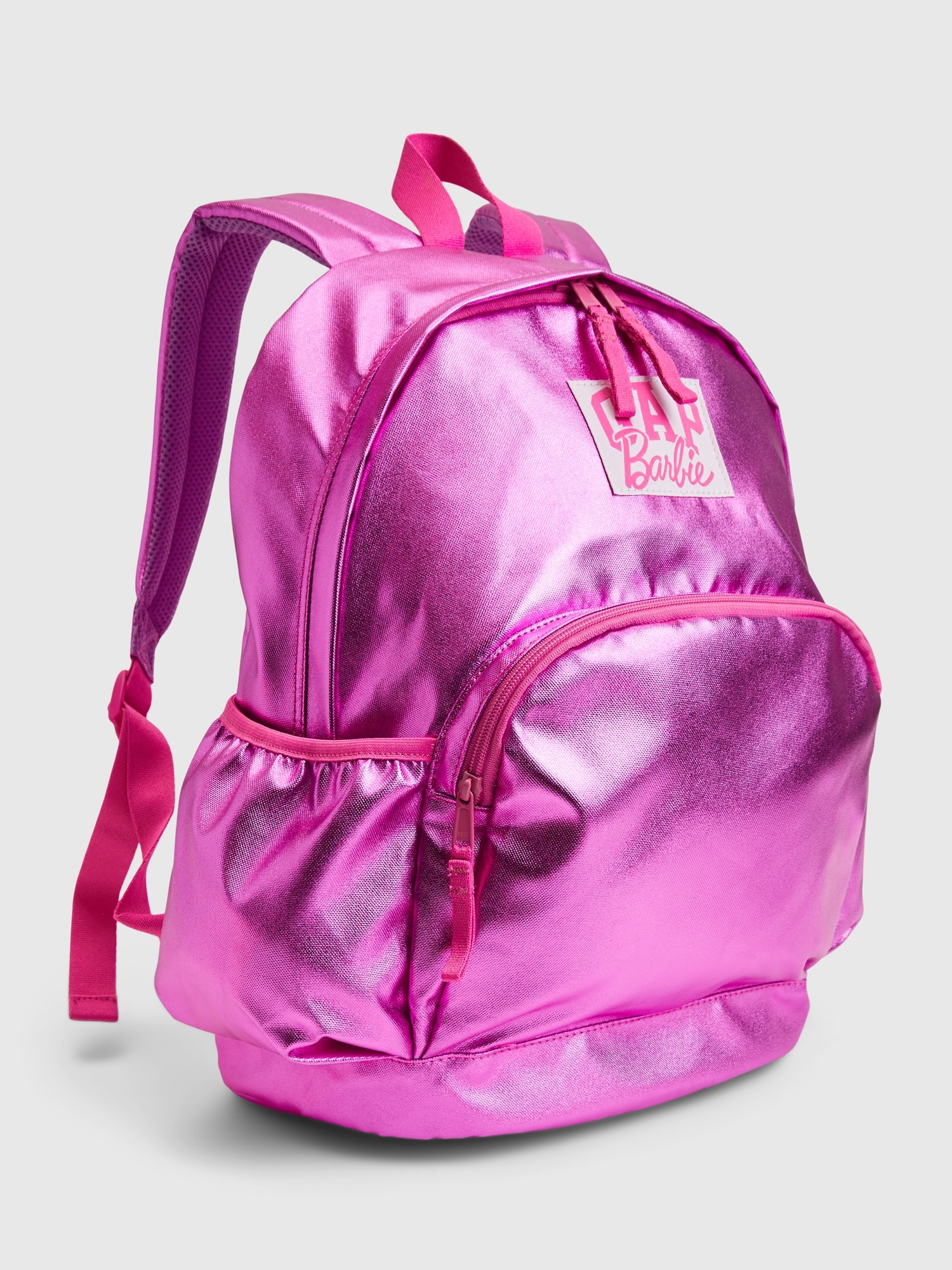 Gap × Barbie™ Kids Recycled Arch Logo Metallic Backpack