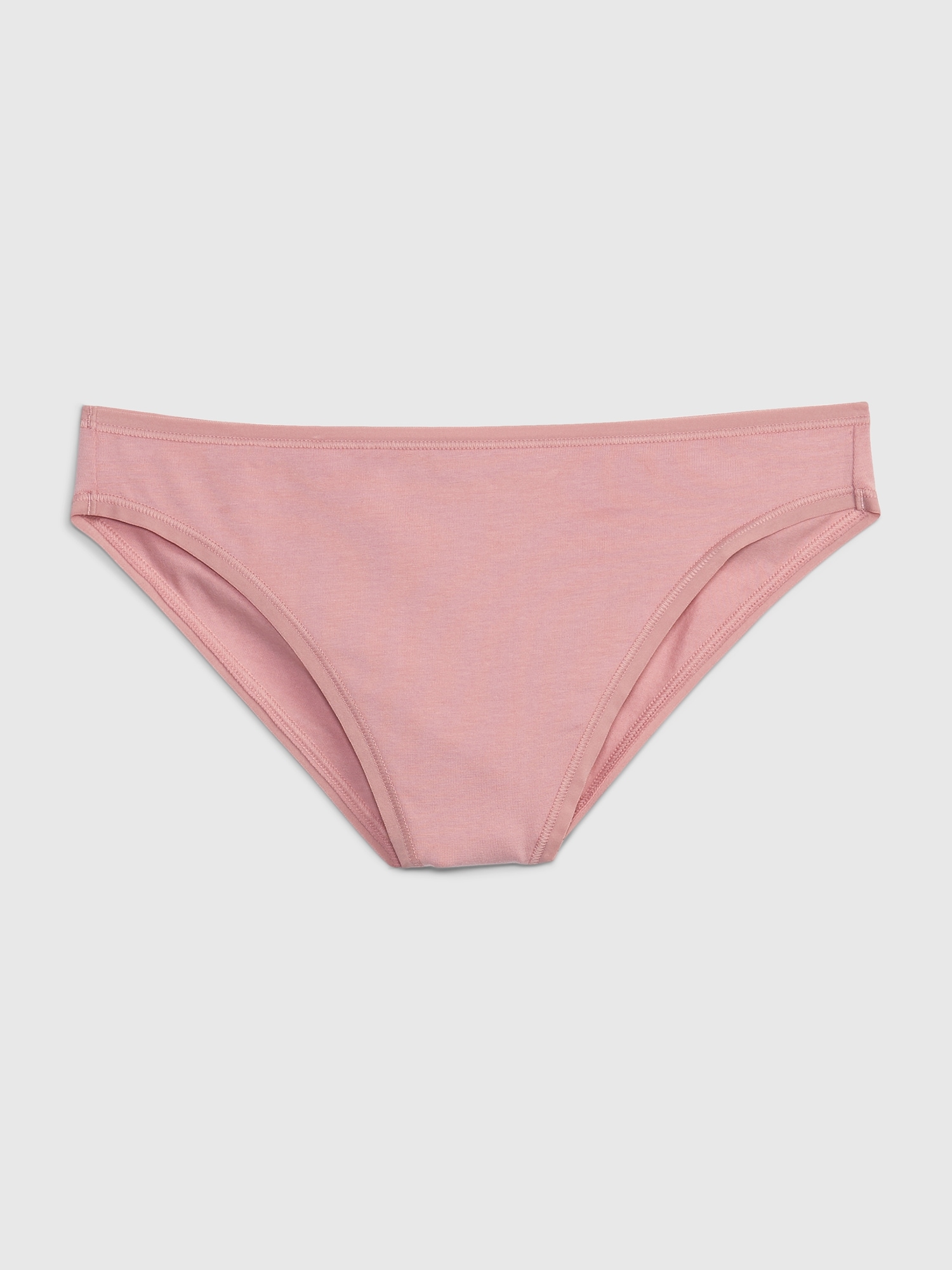Gap Organic Mid Rise Stretch Cotton Bikini pink. 1