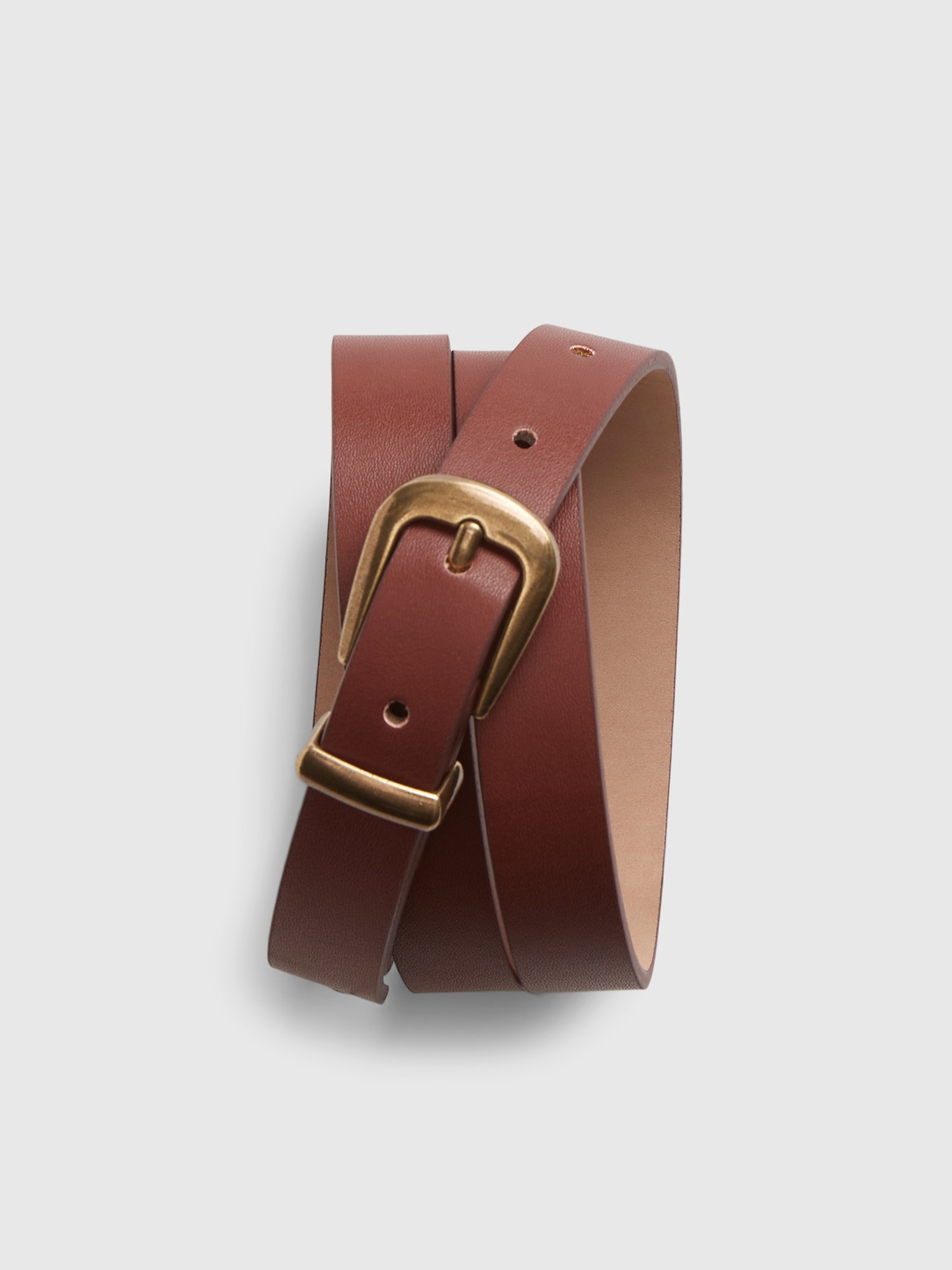 Gap Vegan Leather Belt brown. 1