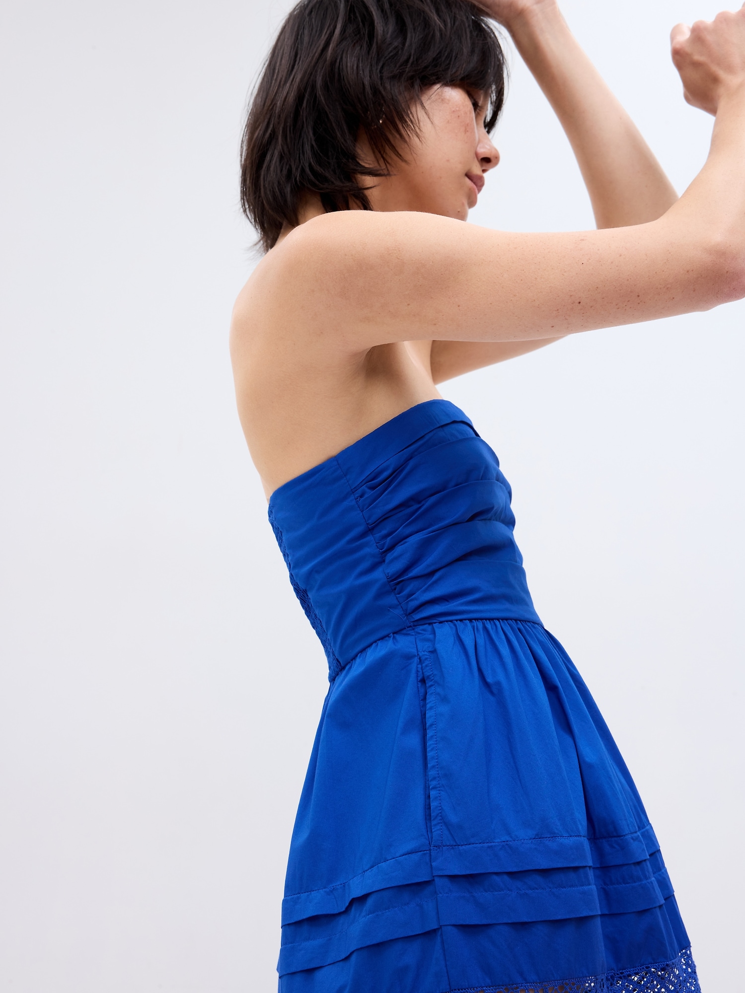 Gap Convertible Strapless Lace Mini Dress
