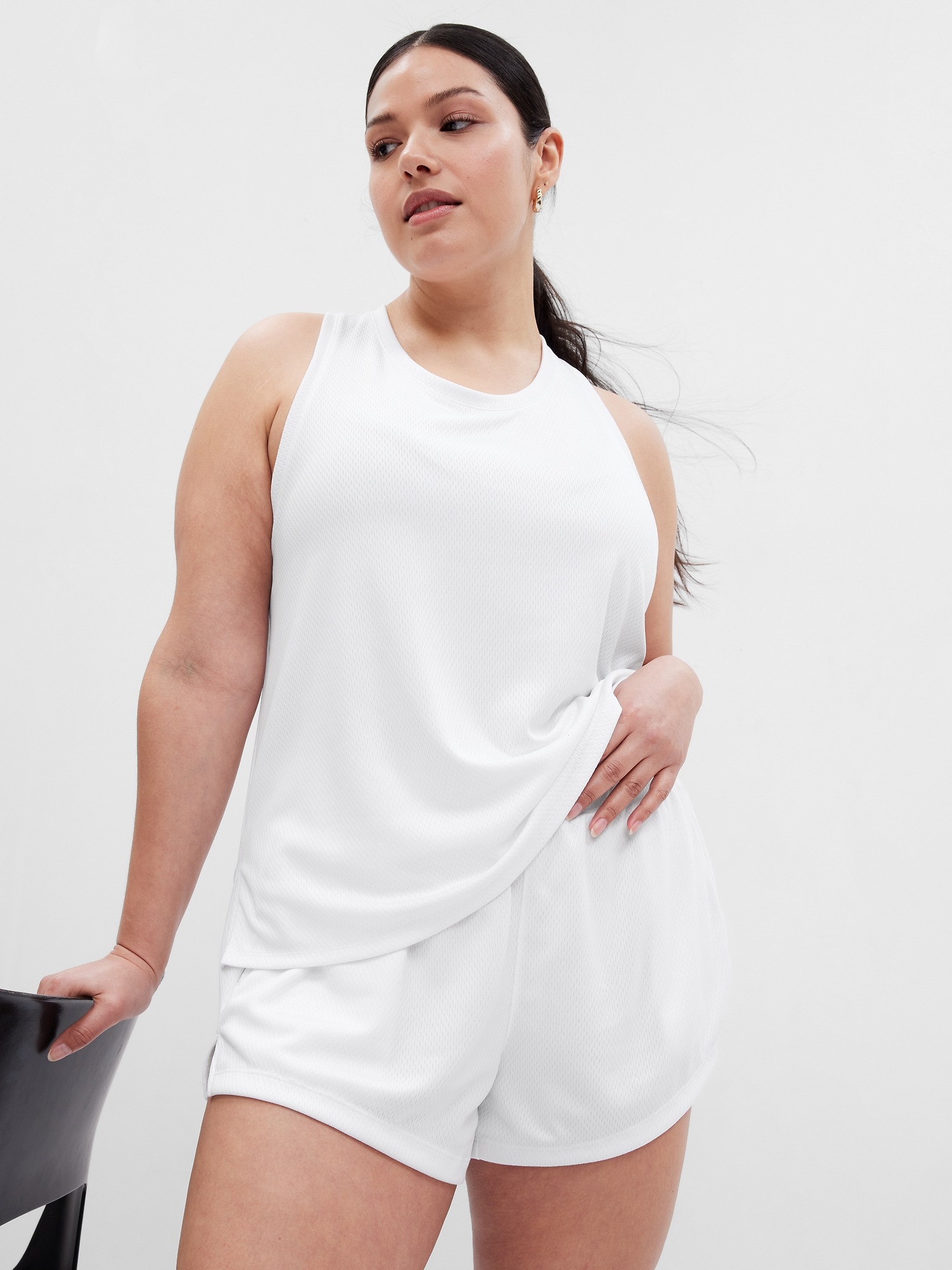 GapFit DoubleKnit Mesh Tank Top Gap