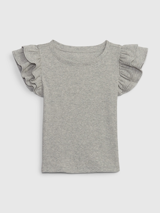 Image number 5 showing, Toddler Flutter Sleeve T-Shirt