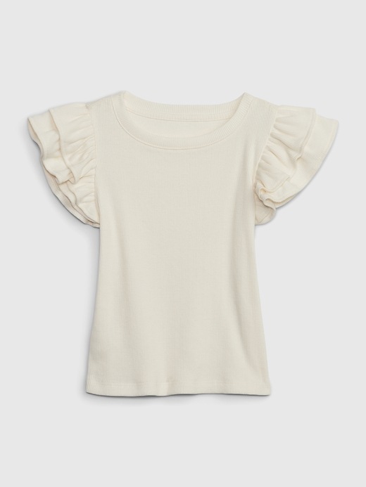 Image number 4 showing, Toddler Flutter Sleeve T-Shirt