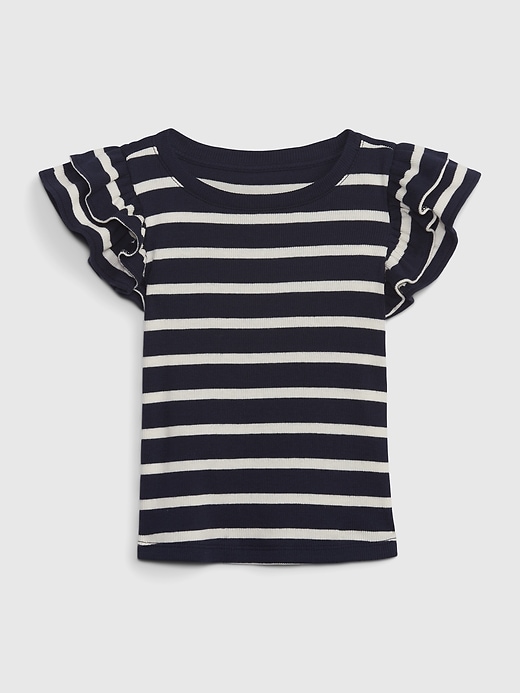 Image number 1 showing, Toddler Flutter Sleeve T-Shirt
