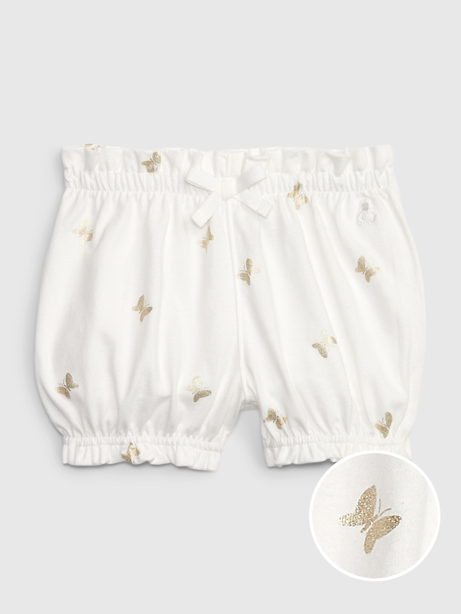Gap Baby 100% Organic Cotton Mix and Match Pull-On Shorts white. 1