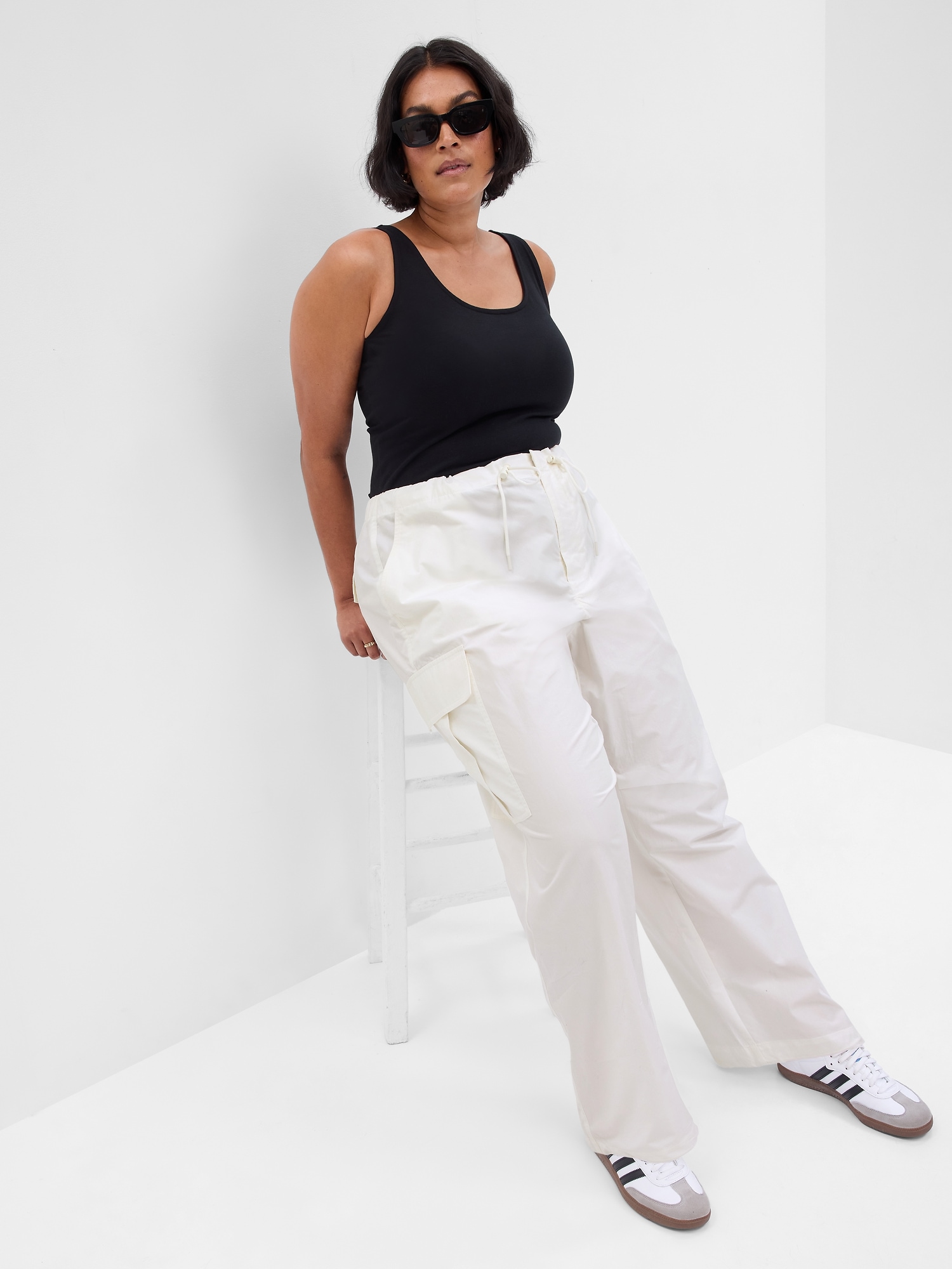 Cargo Parachute Pants Gap