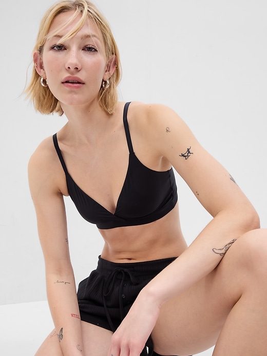 Image number 1 showing, Live-In Pretty Crossover Bralette