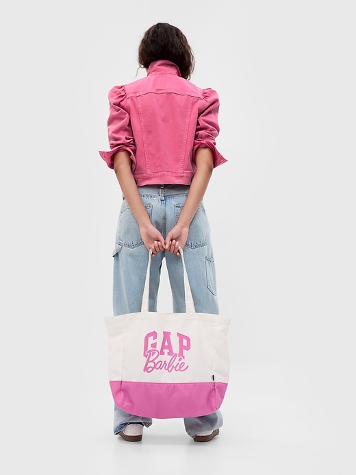 Image number 2 showing, Gap &#215 Barbie&#153 Adult Puff Sleeve Icon Denim Jacket
