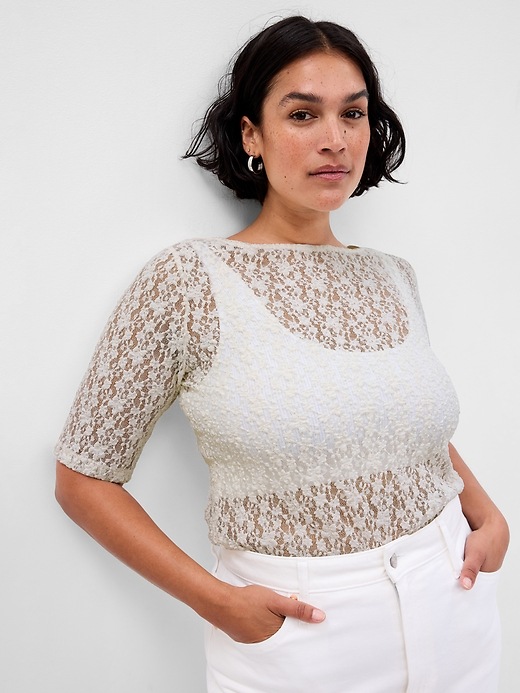 Floral Lace Top | Gap