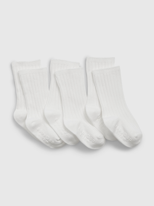 L'image numéro 1 présente Chaussettes Premiers essentiels pour Bébé (paquet de 3)