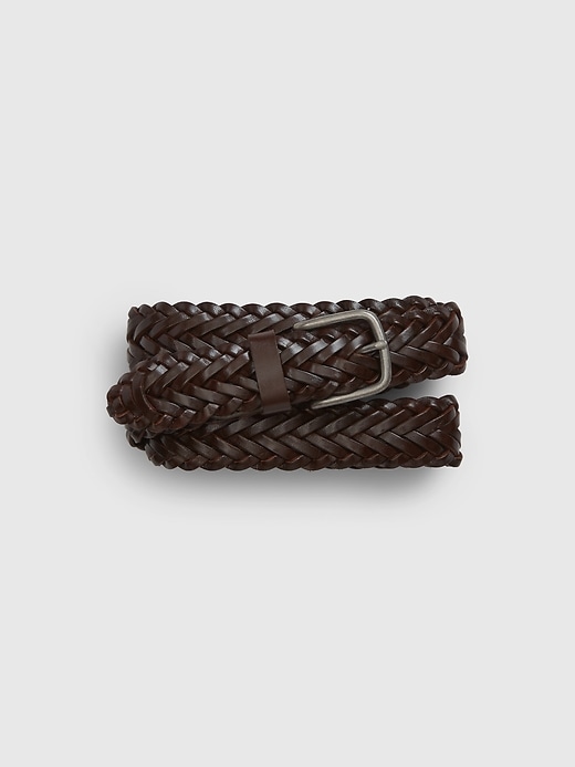 Image number 1 showing, Braided Leather Belt