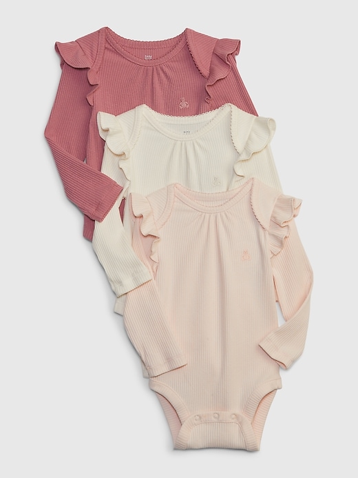Image number 2 showing, Baby First Favorites TinyRib Bodysuit (3-Pack)