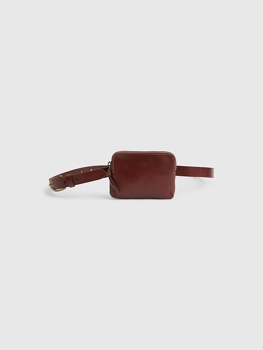Image number 1 showing, Leather Belt Bag