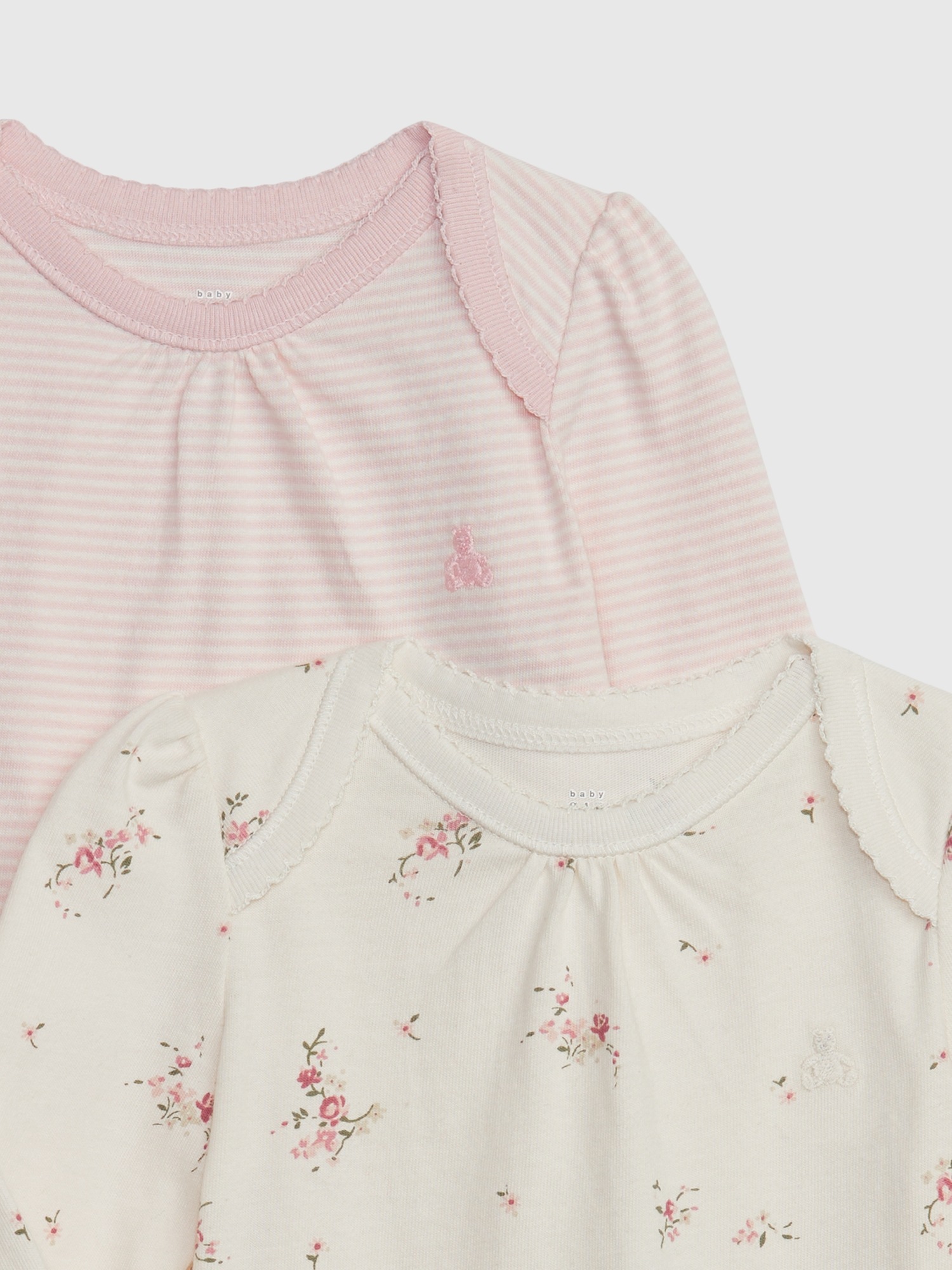 Baby First Favorites Organic CloudCotton Bodysuit (2Pack) Gap