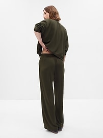 Voir une image plus grande du produit 3 de 3. Pantalon GapFit avec panneau en maille et coutures à taille haute