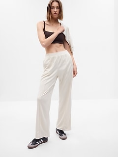 Pantalon GapFit avec panneau en maille et coutures à taille haute