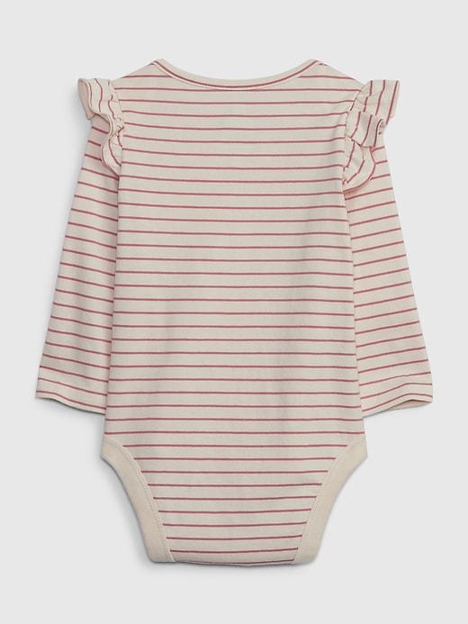 Image number 2 showing, Baby Organic Cotton Mix and Match Stripe Bodysuit