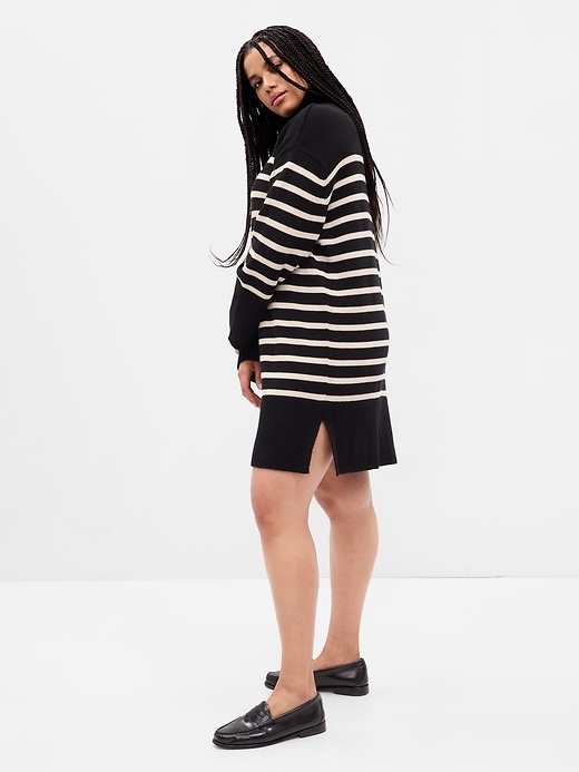 Image number 5 showing, Stripe Mini Sweater Dress