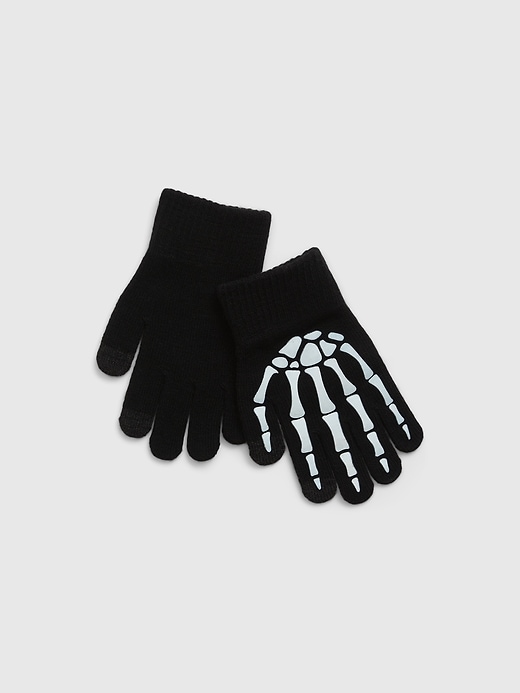 Kids Halloween Skeleton Gloves Gap