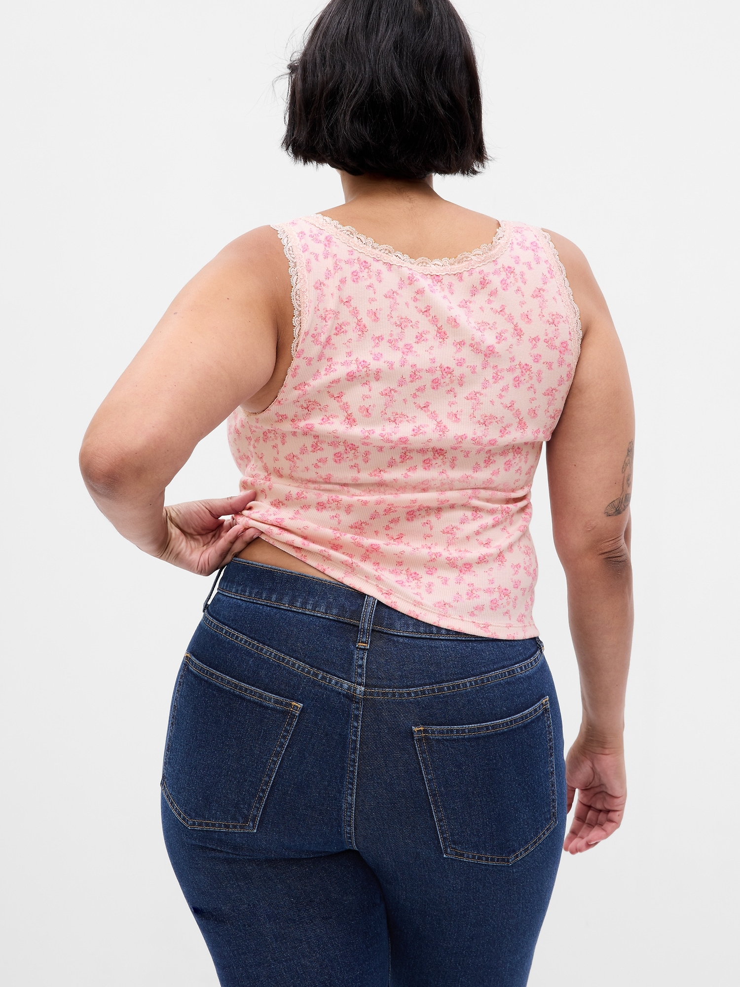 Gap × LoveShackFancy Modern Micro Floral Tank Top Gap