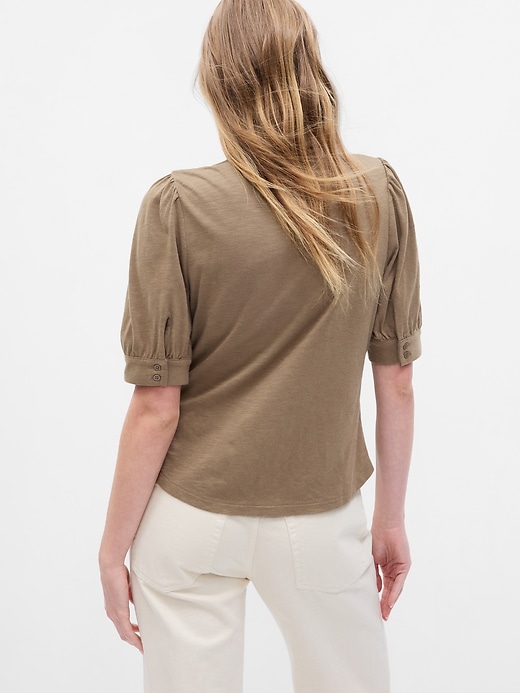 Image number 2 showing, Puff Sleeve Shirt