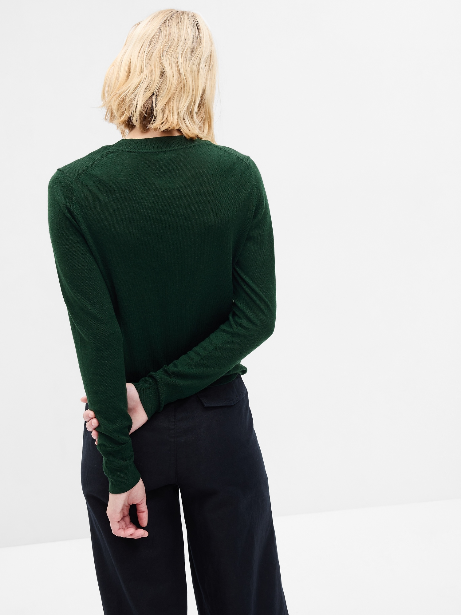 Merino Wool Crewneck Sweater | Gap
